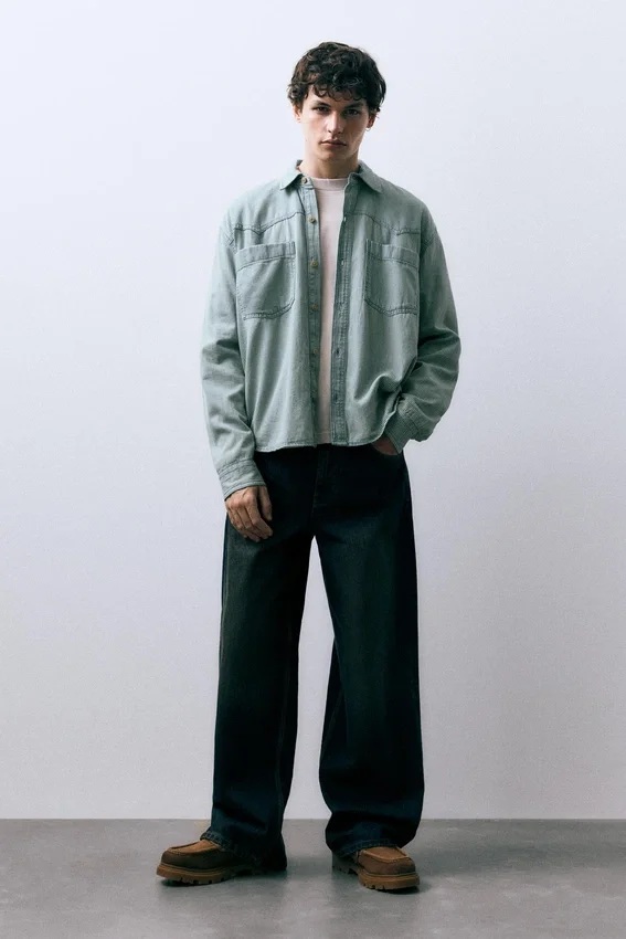 Chemise rayée style cowboy Chemise rayée style cowboy