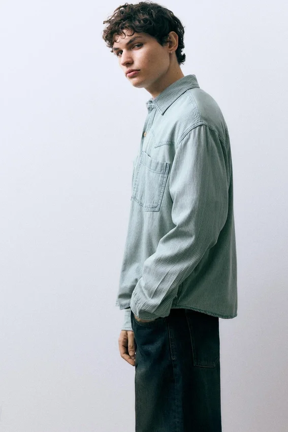 Chemise rayée style cowboy Chemise rayée style cowboy