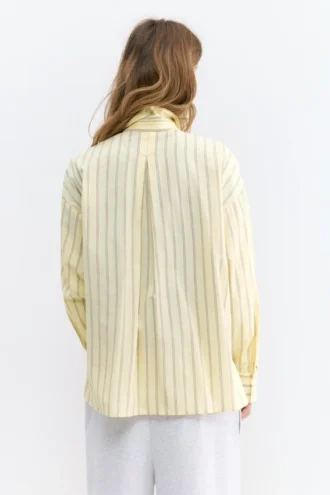 Chemise à rayures jaunes