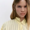 Chemise à rayures jaunes Chemise à rayures jaunes
