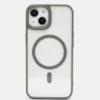 Coque d&rsquo;iPhone verte transparente
