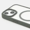 Coque d&rsquo;iPhone verte transparente
