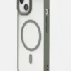 Coque d&rsquo;iPhone verte transparente