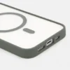 Coque d&rsquo;iPhone verte transparente