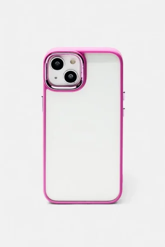 Coque pour iPhone avec bordure contrastée