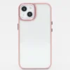 Coque pour iPhone avec bordure contrastée Coque pour iPhone avec bordure contrastée
