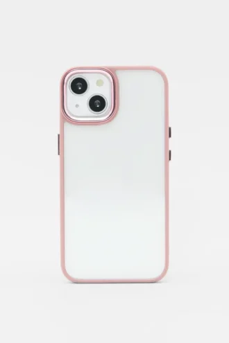 Coque pour iPhone avec bordure contrastée