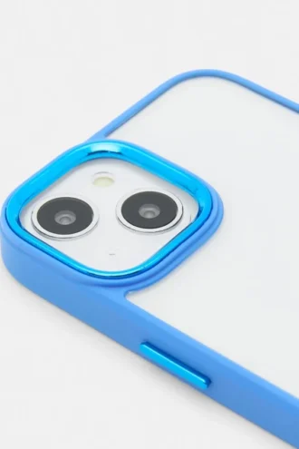 Coque pour iPhone avec bordure contrastée