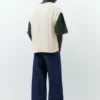 Gilet en maille torsadée Gilet en maille torsadée