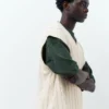 Gilet en maille torsadée Gilet en maille torsadée