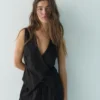 Gilets en mélange de lin rustique Gilets en mélange de lin rustique