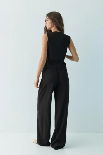 Gilets en mélange de lin rustique Gilets en mélange de lin rustique