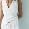 Gilets en mélange de lin rustique Gilets en mélange de lin rustique