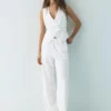 Gilets en mélange de lin rustique Gilets en mélange de lin rustique