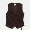 Gilets en mélange de lin rustique Gilets en mélange de lin rustique