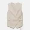 Gilets en mélange de lin rustique Gilets en mélange de lin rustique