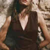 Gilets en mélange de lin rustique Gilets en mélange de lin rustique