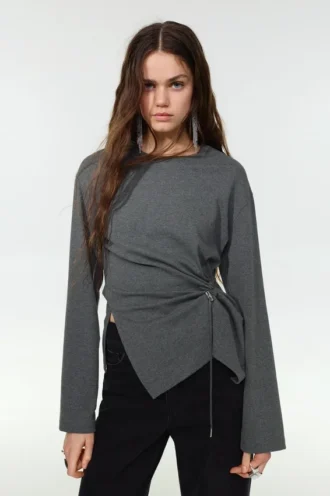 Haut à manches longues avec appliqué