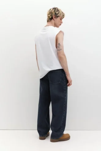 Jean baggy ample avec étoiles