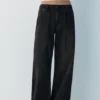 Jean baggy avec cordon de serrage Jean baggy avec cordon de serrage