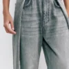 Jean baggy ballon à plis