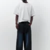 Jean baggy décontracté à effet spray