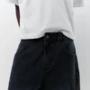 Jean baggy décontracté à effet spray