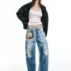 Jean baggy imprimé Jean baggy imprimé