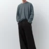 Jean baggy à imprimé laser
