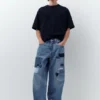 Jean baggy patchwork Jean baggy patchwork