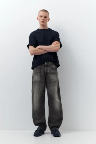 Jean baggy taille basse