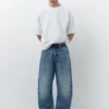 Jean baggy taille basse