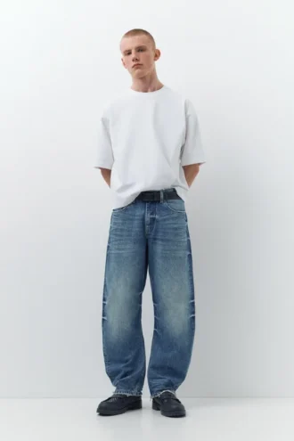 Jean baggy taille basse