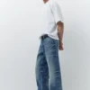 Jean baggy taille basse