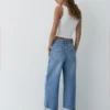 Jean baggy à taille croisée Jean baggy à taille croisée
