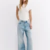 Jean baggy taille moyenne