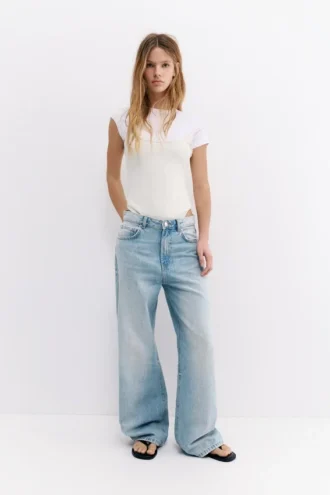 Jean baggy taille moyenne