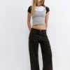 Jean baggy taille moyenne