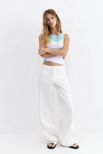 Jean baggy taille moyenne