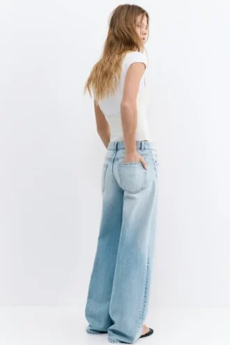Jean baggy taille moyenne