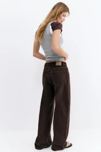 Jean baggy taille moyenne