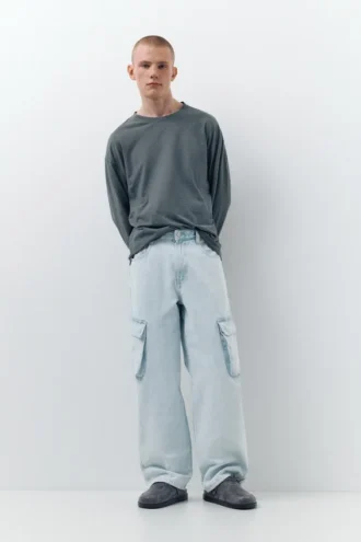 Jean cargo ample