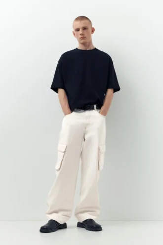 Jean cargo ample