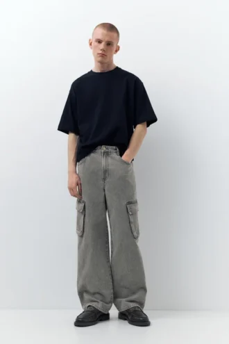 Jean cargo ample