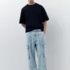 Jean cargo ample Jean cargo ample
