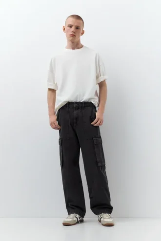 Jean cargo ample