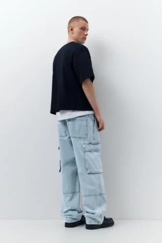 Jean cargo ample