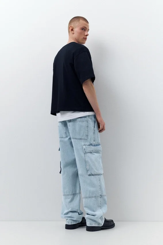 Jean cargo ample Jean cargo ample
