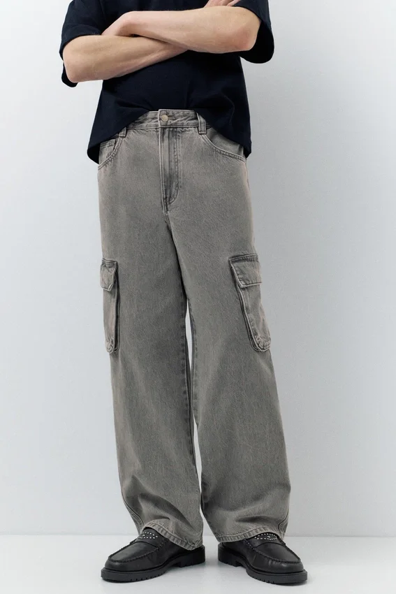 Jean cargo ample Jean cargo ample