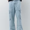 Jean cargo ample Jean cargo ample